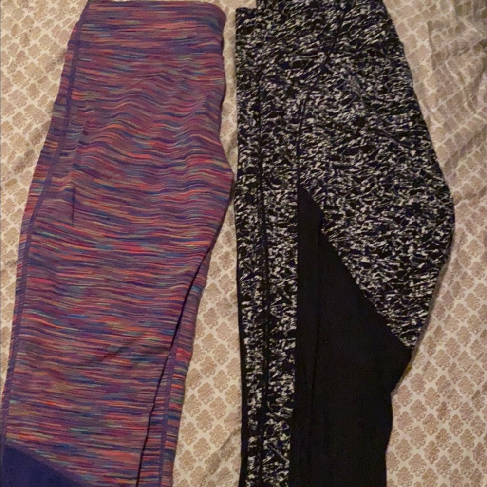 Set of 2 workout capris